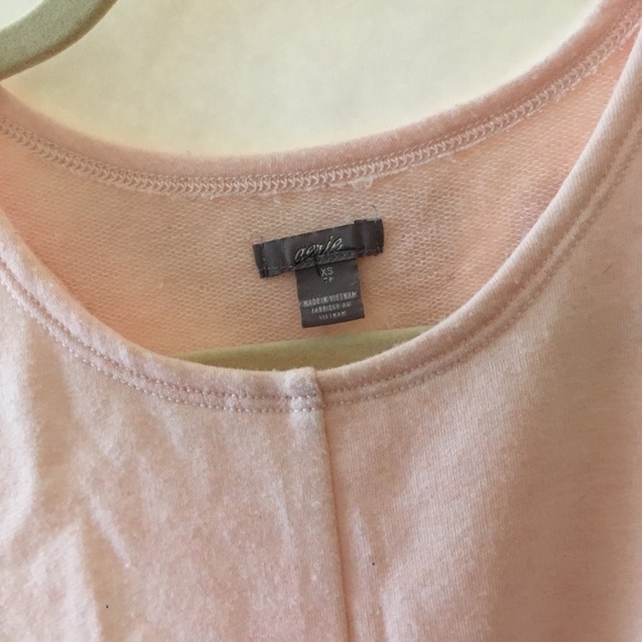 Aerie Pastel Pink Cropped Tank - Picture 5 of 6